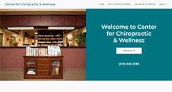 Desktop Screenshot of chiropractornc.com